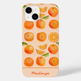 Citrus Orange Personalised Case-Mate iPhone 14 Case