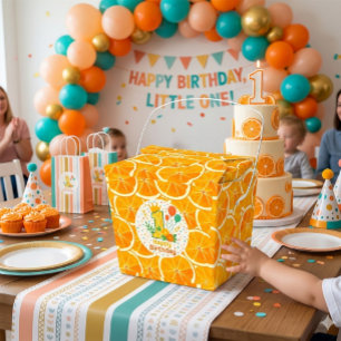 Citrus Orange Slice Favour Box