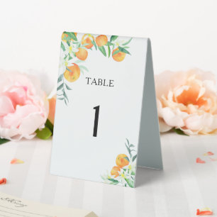 Citrus oranges Bridal shower