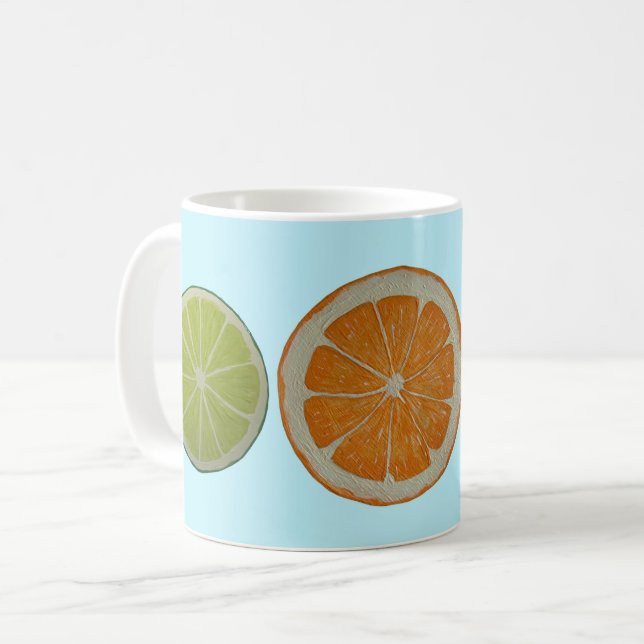 Citrus Party Coffee Mug (Front Left)