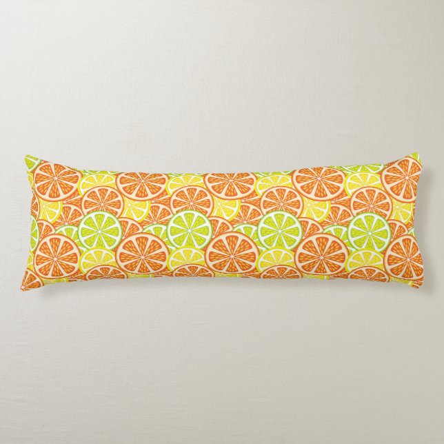 Citrus Pattern 2 Body Cushion (Front)