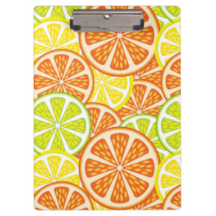 Citrus Pattern 2 Clipboard