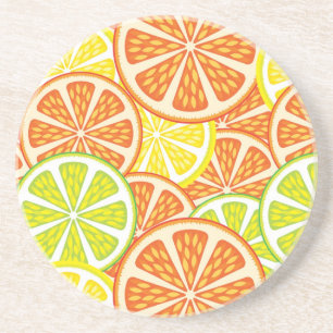 Citrus Pattern 2 Coaster