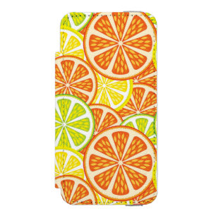 Citrus Pattern 2 Incipio Watson™ iPhone 5 Wallet Case
