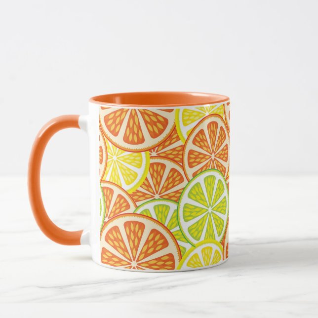 Citrus Pattern 2 Mug (Left)