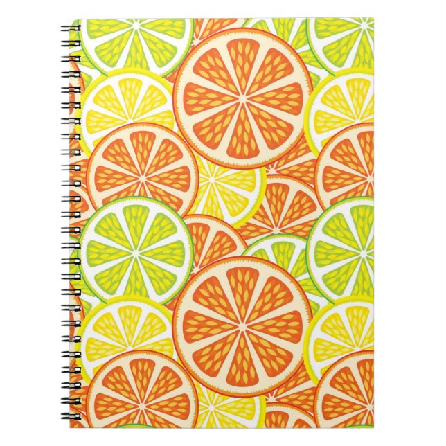 Citrus Pattern 2 Notebook (Front)