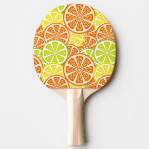 Citrus Pattern 2 Ping Pong Paddle