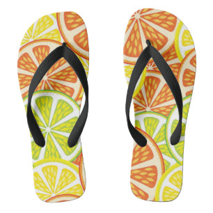 Citrus Pattern 2 Thongs