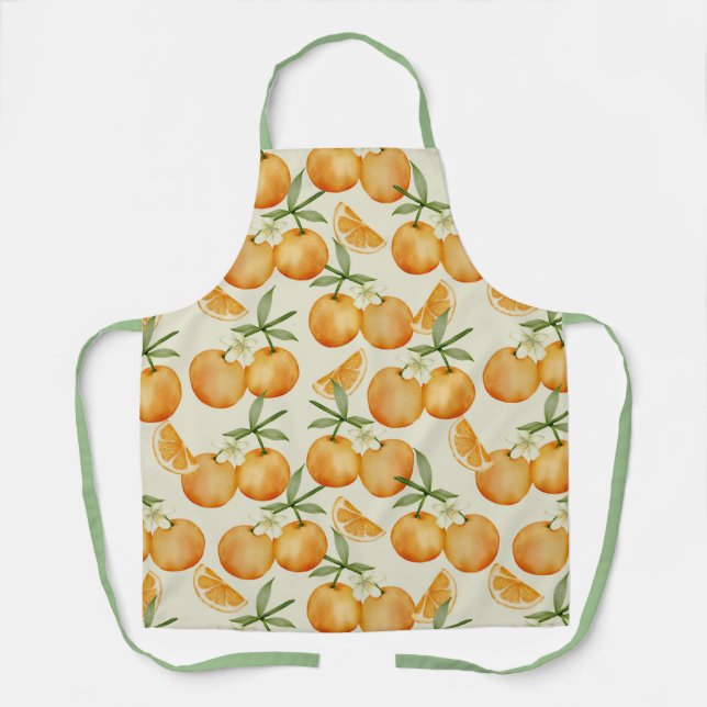 Citrus Pattern Apron (Front)