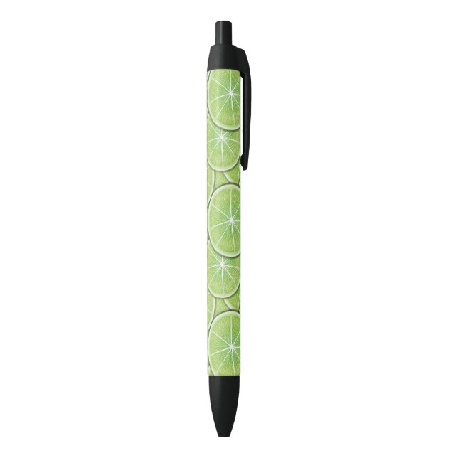 Citrus Pattern Black Ink Pen (Bottom (Vertical))