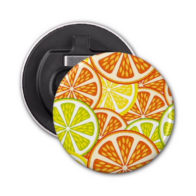 Citrus pattern bottle opener (Front)