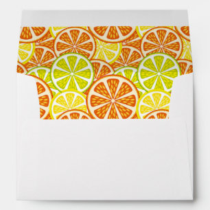 Citrus pattern envelopes