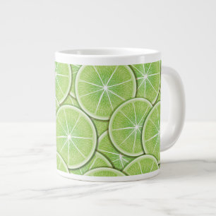 Citrus Pattern Large Coffee Mug