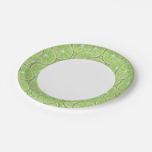 Citrus Pattern Paper Plate