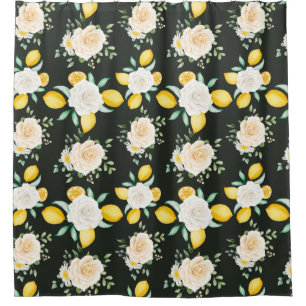 Citrus Pattern Shower Curtain