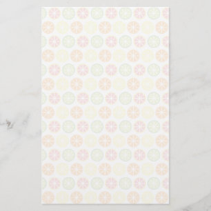 Citrus Pattern Stationery