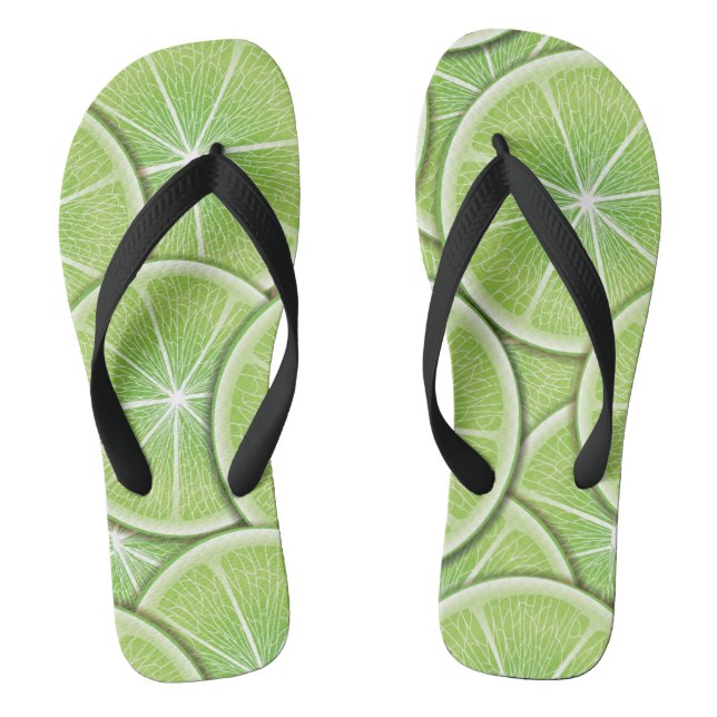 Citrus Pattern Thongs (Footbed)