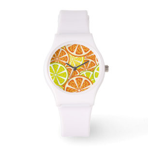 Citrus pattern watch