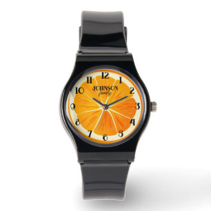 Citrus Personalised Family Name Watch