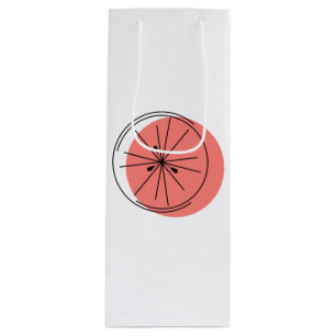 Citrus Pink gift bag wine