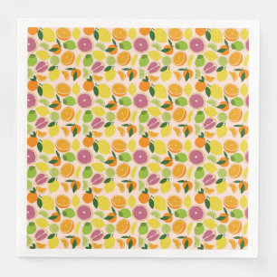 Citrus Print Napkin