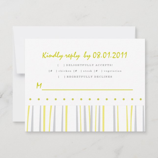 Citrus Response Card (Front)