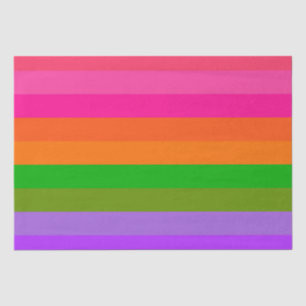Citrus Sherbet Stripes Tissue Paper