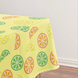 Citrus Slice Kid's Birthday Summer Tablecloth