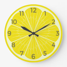 Citrus Slice Yellow Lemon Mediterranean Accent