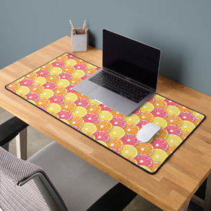 Citrus slices desk mat