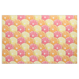 Citrus slices fabric