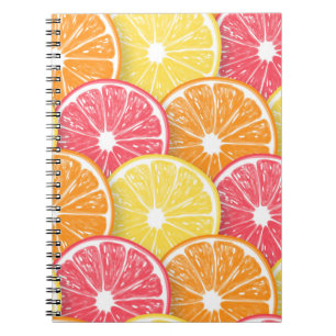 Citrus slices notebook
