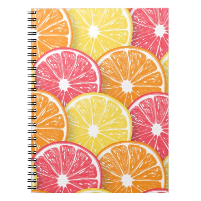 Citrus slices notebook (Front)