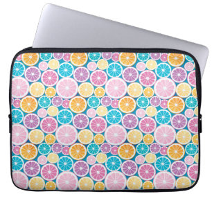 Citrus Slices Pattern Laptop Sleeve