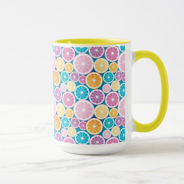 Citrus Slices Pattern Mug (Right)