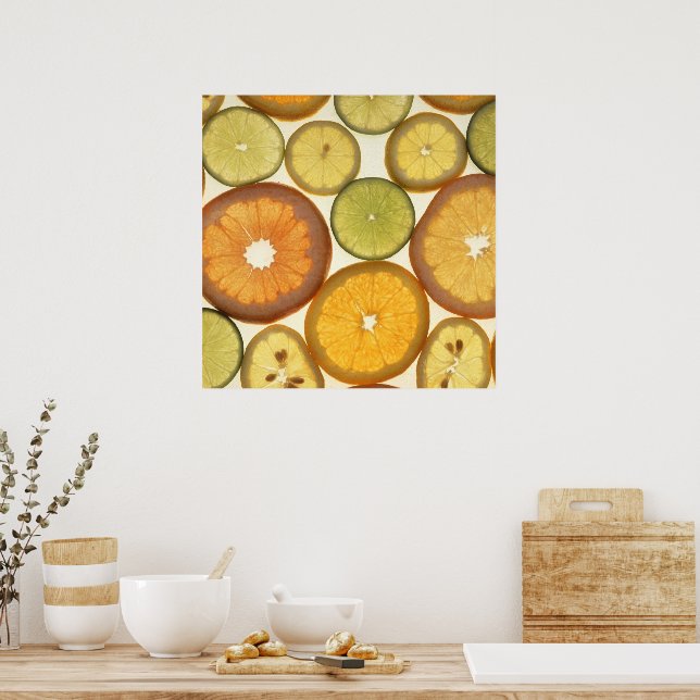 Citrus Slices Poster (Kitchen)