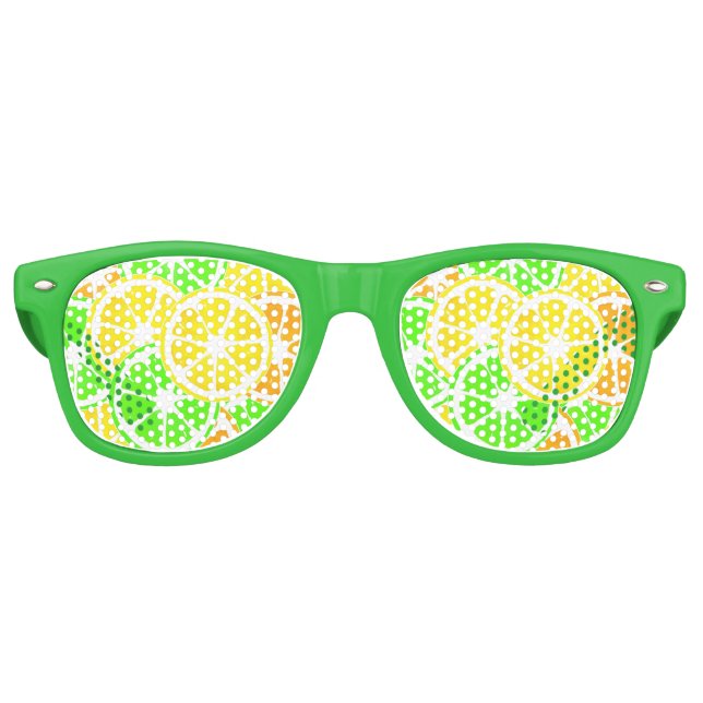 Citrus Slices   Retro Sunglasses (Front)