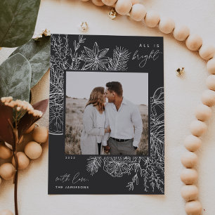 Citrus & Spice   All is Bright Photo Holiday Card