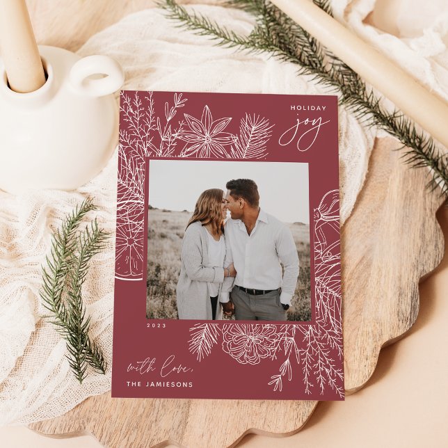 Citrus & Spice | Holiday Joy Photo Card (Creator Uploaded)