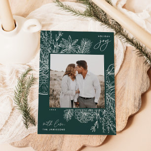 Citrus & Spice Holiday Joy Photo Card