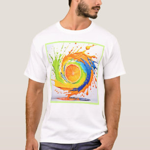 Citrus Splash of Colour Design T-Shirt