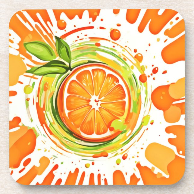 Citrus Splash of Joy Coaster (Front)