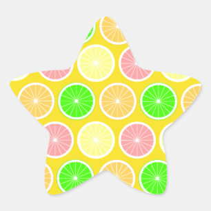 Citrus Star Sticker