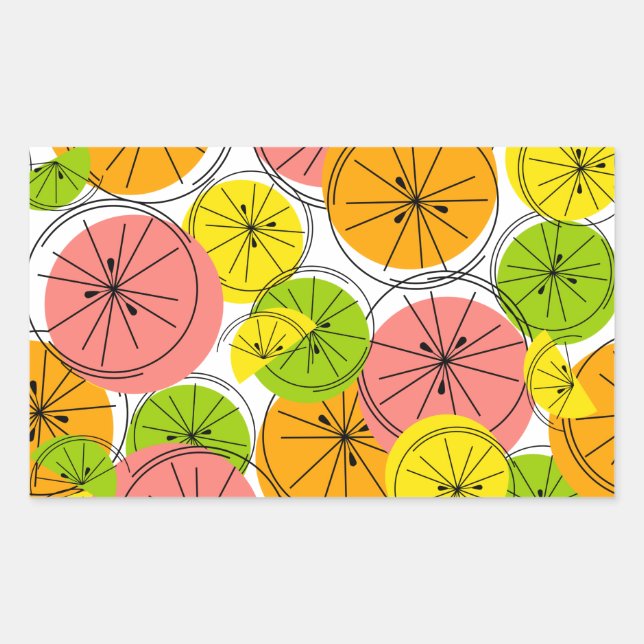 Citrus sticker rectangle (Front)