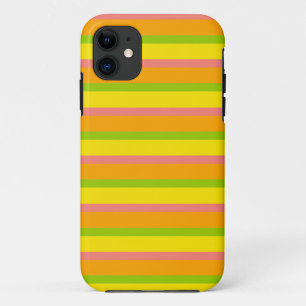Citrus Stripe Classic iPhone 11 Case
