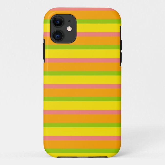 Citrus Stripe Classic Case-Mate iPhone Case (Back)