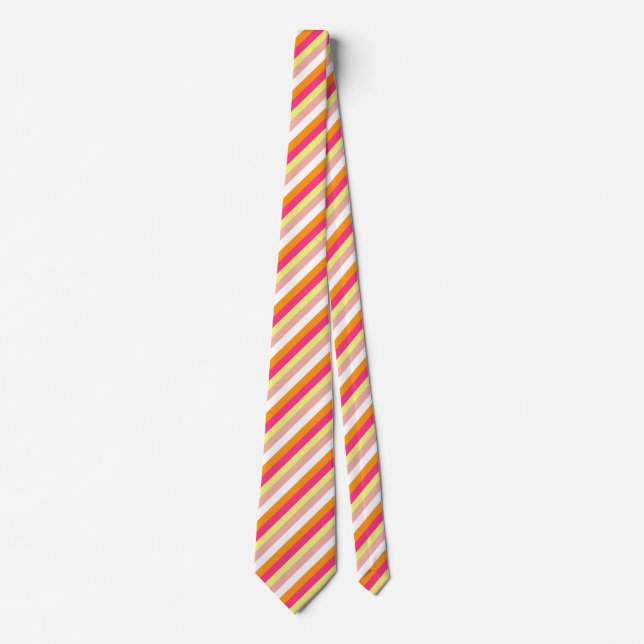 Citrus Stripe Tie (Front)