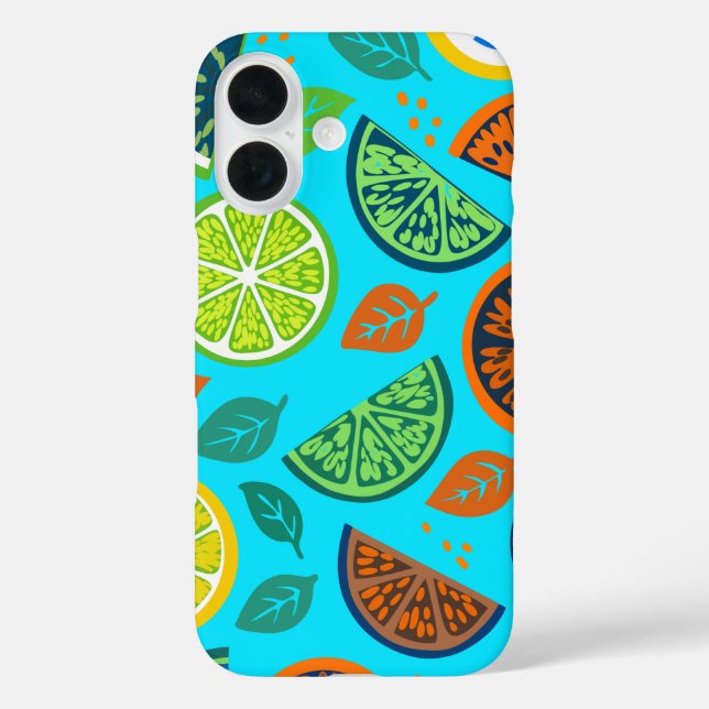 Citrus Summer Pattern Case-Mate iPhone Case (Back)
