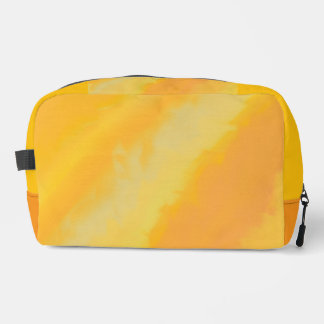 Citrus Sunny Orange Watercolor Dopp Kit