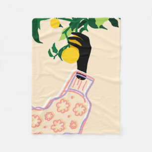 Citrus Touch Fleece Blanket
